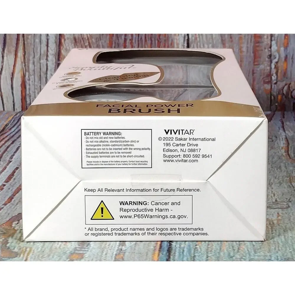 Vivitar Simply Beautiful Facial Power Brush for Cleansing &‎ Firming